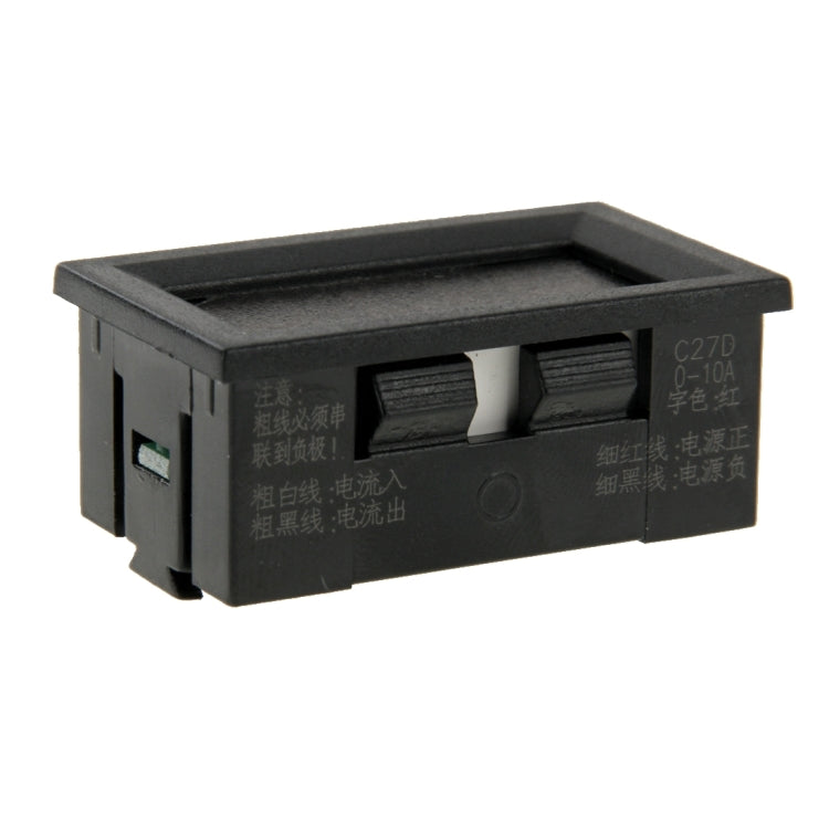 C27D Green Display LED Digital DC 0-10A Current Meter, S-DT-0531G, S-DT-0531L, S-DT-0531R
