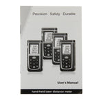 RZ-A80 1.9 inch LCD 80m Hand-held Laser Distance Meter with Level Bubble