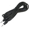 Aux Cable, 3.5mm Male Mini Plug Stereo Audio Cable, Length: 1m, Length: 1m (Black)