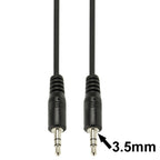Aux Cable, 3.5mm Male Mini Plug Stereo Audio Cable, Length: 1m, Length: 1m (Black)