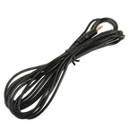 Aux Cable, 3.5mm Male Mini Plug Stereo Audio Cable, Length: 3m (Black + Gold Plated Connector), Length: 3m Black, (Gold Plated)