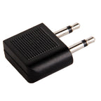 3.5mm Airplane Headphone Socket Adapter, 3.5mm Female to Dual 3.5mm Male, 3.5mm Female to Dual 3.5mm Male (Gold)
