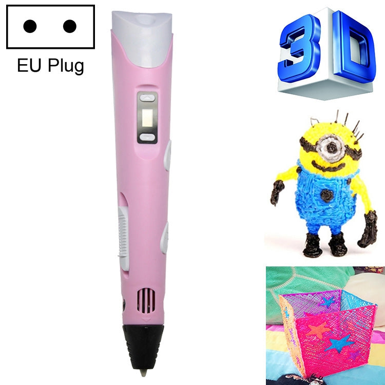 Hand-held 3D Printing Pen, EU Plug, EU Plug