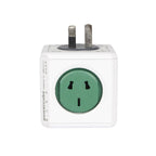 PowerCube 10A Universal Wall Adapter Power Socket with 5 US / AU Sockets for Home Office, AU Plug, Random Color Delivery, PowerCube Socket