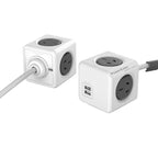 PowerCube 10A Universal Wall Adapter Power Socket with 4 US / AU Sockets and 2 USB Ports and Extended Line for Home Office, Cable Length: 1.5m, AU Plug, Random Color Delivery, With Cable & 2 USB Ports