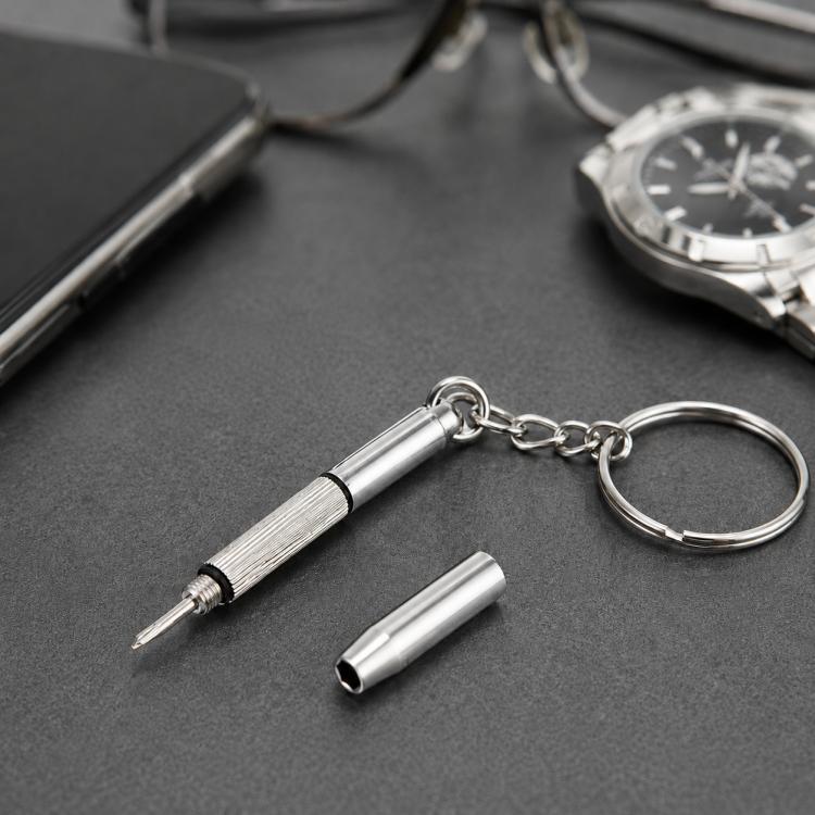 3 in 1 Professional Screwdriver (Cross 1.5, Straight 1.5,Star Nut M2.5) Repair Tool with Keychain for Smart Phone, Watches,Glasses, 3 in 1