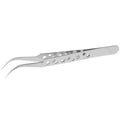 High-Hardness Anti-Magnetic Anti-Acid Steel Curved Tweezers, Curved Head