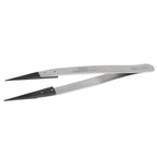 9 in 1 Replaceable Anti-Static Tweezers with Cross Screwdriver, 9 in 1