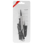 9 in 1 Replaceable Anti-Static Tweezers with Cross Screwdriver, 9 in 1
