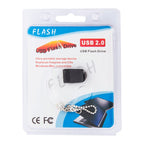 32GB Mini USB Flash Drive with Chain for PC and Laptop, 32GB