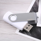 128GB Twister USB 2.0 Flash Disk, 128GB/White