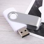 16GB Twister USB 2.0 Flash Disk(White), 16GB/White