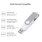 64GB Twister USB 2.0 Flash Disk(White), 64GB/White