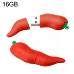 Hot Pepper Shape 16GB USB Flash Disk, 16GB