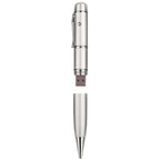 3 in 1 Laser Pen Style USB Flash Disk, Silver (4GB), 4GB (Silver)