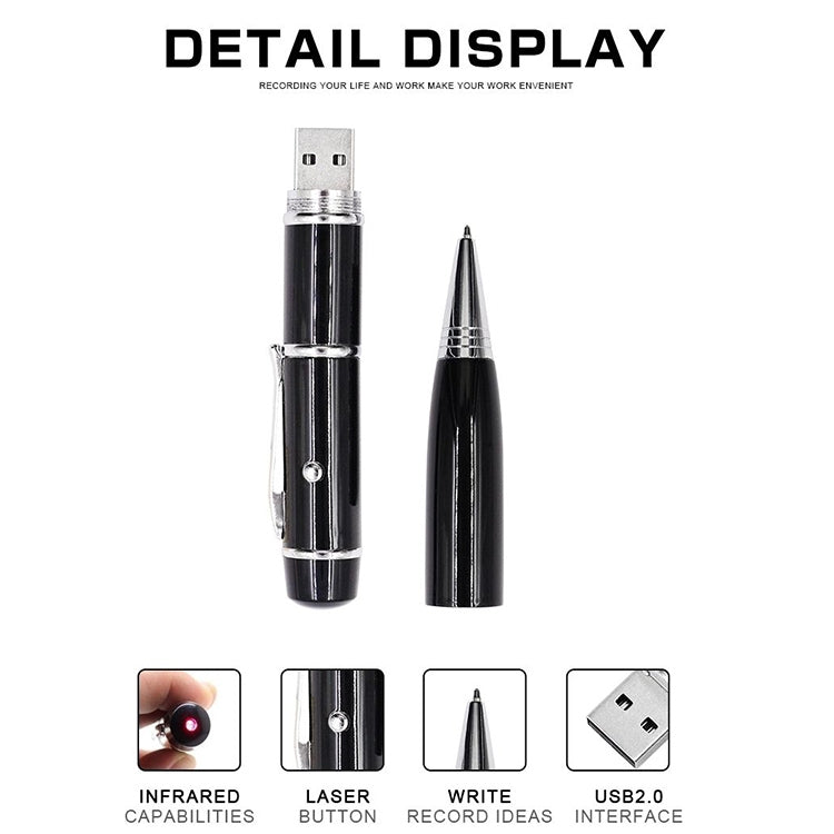 3 in 1 Laser Pen Style USB Flash Disk, Silver (4GB), 4GB (Silver)