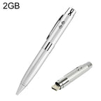 3 in 1 Laser Pen Style USB Flash Disk, Silver (16GB), 2GB (Silver), 4GB (Silver), 8GB (Silver), 16GB (Silver), 2GB (Black), 4GB (Black), 8GB (Black), 16GB (Black)