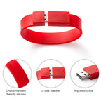 2GB Silicon Bracelets USB 2.0 Flash Disk, 2GB (Green)