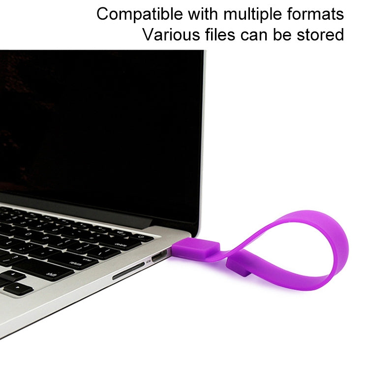 2GB Silicon Bracelets USB 2.0 Flash Disk, 2GB (Green)