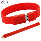2GB Silicon Bracelets USB 2.0 Flash Disk, 2GB