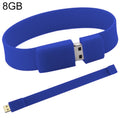 8GB Silicon Bracelets USB 2.0 Flash Disk, 8GB