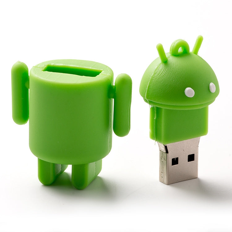 4GB Android Robot Style USB Flash Disk (Green), 4GB