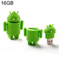 16GB Android Robot Style USB Flash Disk (Green), 16GB
