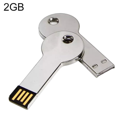 Metal Series Mini USB 2.0 Flash Disk with Keychain (2GB), 2GB