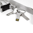 Metal Series Mini USB 2.0 Flash Disk with Keychain (2GB), 2GB