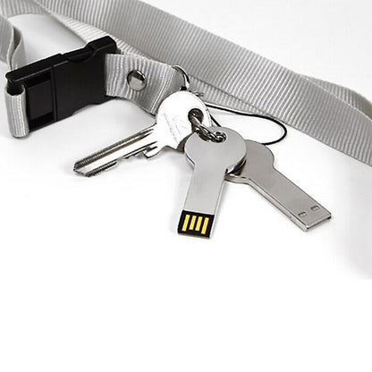 Metal Series Mini USB 2.0 Flash Disk with Keychain (2GB), 2GB