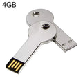 Metal Series Mini USB 2.0 Flash Disk with Keychain (4GB), 4GB