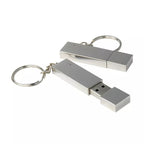 Metallic on Key Ring Style USB 2.0 Flash Disk (16GB), 2GB, 4GB, 8GB, 16GB