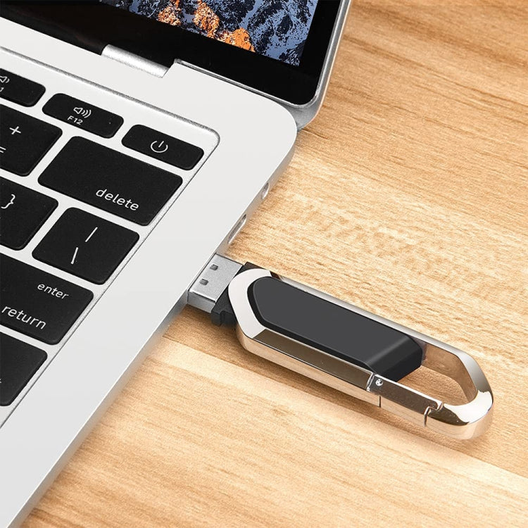 2GB Metallic Keychains Style USB 2.0 Flash Disk (Black), 2GB (Black)