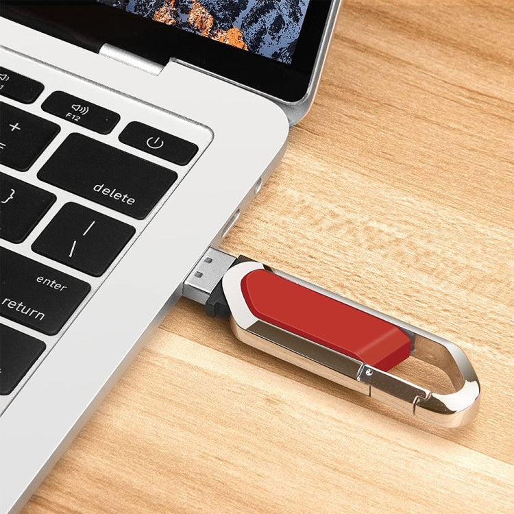 8GB Metallic Keychains Style USB 2.0 Flash Disk (Red), 8GB (Red)