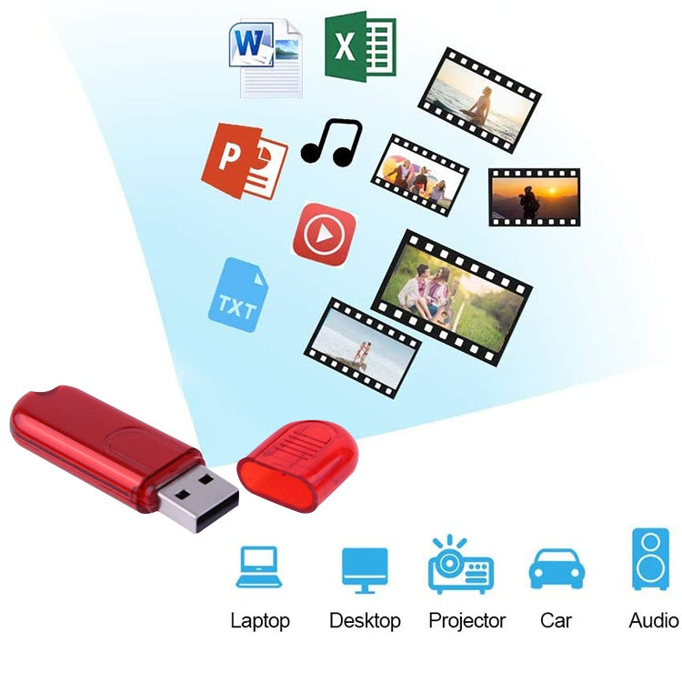 2GB USB Flash Disk, 2GB (Red)