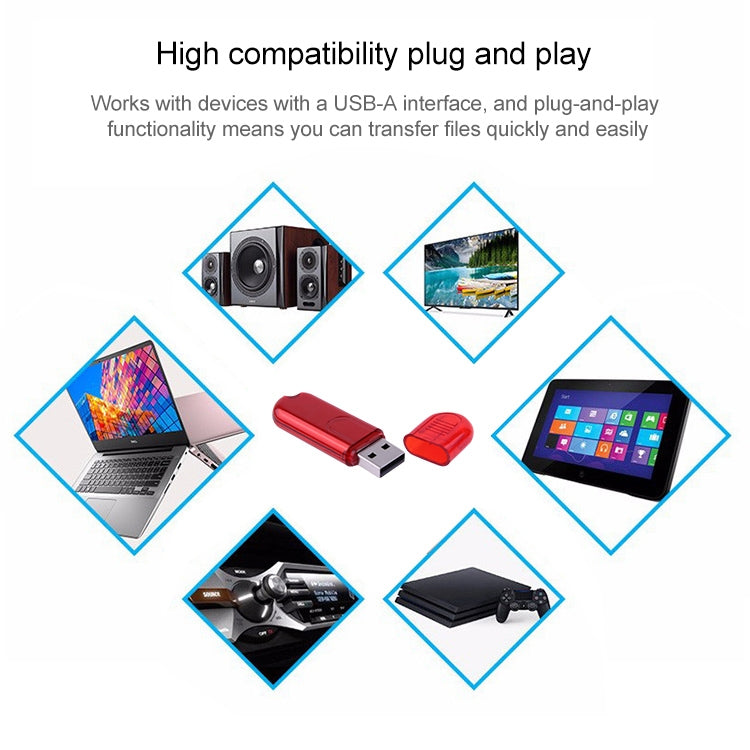 2GB USB Flash Disk, 2GB (Red)