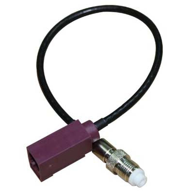 Fakra D Female to FME Female Connector Adapter Cable / Connector Antenna, Fakra D Female to FME