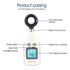 BENETECH Digital Light Lux Meter for Factory / School / House Various Occasion, Range: 0-200,000 Lux (GM1010), GM1010