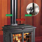 YL603 Eco-friendly Aluminum Alloy Heat Powered Stove Fan with 4 Blades for Wood / Gas / Pellet Stoves