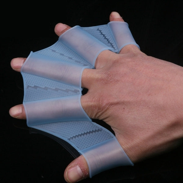 Silicone Swimming Web Fins Hand Flippers Training Gloves, S, Size: S Blue, Size: S Magenta, Size: S Green