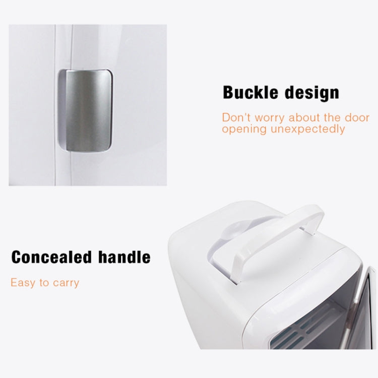 4L Mini Car Refrigerator Electric Cooler / Warmer, Random Color Delivery, 4L Random Color