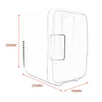 4L Mini Car Refrigerator Electric Cooler / Warmer, Random Color Delivery, 4L Random Color
