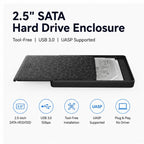 2.5 inch SATA HDD / SSD External Enclosure, Tool Free, USB 3.0 Interface