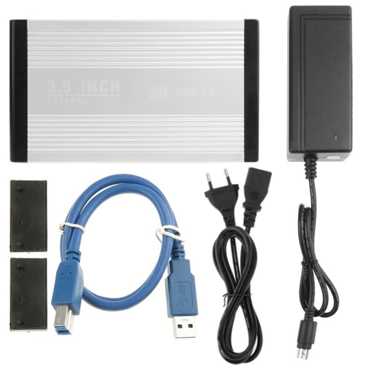High Speed 3.5 inch HDD SATA External Case, Support USB 3.0, SATA (USB 3.0)
