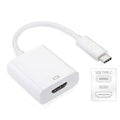 For Macbook 12 inch / Chromebook Pixel 2015, HDMI Female (White)
