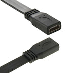 30cm High Speed V1.4 HDMI 19 Pin Female to HDMI 19 Pin Female Connector Adapter Cable, HDMI AF to AF