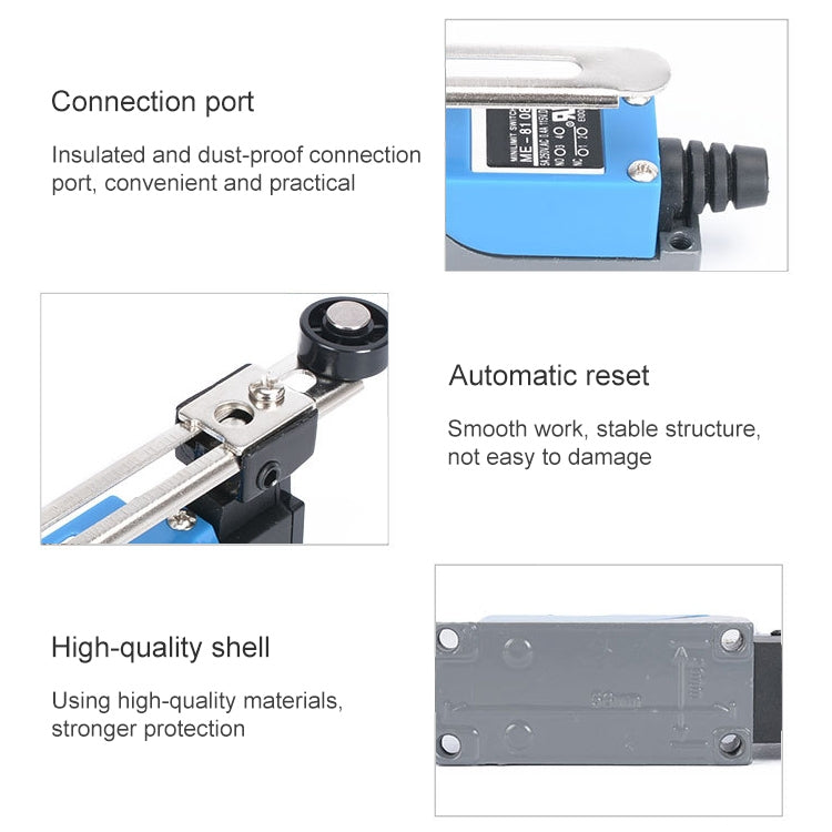 ME-8108 Rotary Adjustable Roller Lever Arm Mini Limit Switch