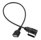 Multimedia Digital Audio AMI to USB Adapter Cable for Audi, AMI to USB Adapter Cable