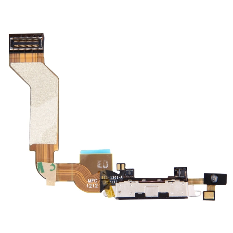 Original Dock Connector Charging Port Flex Cable for iPhone 4S, For iPhone 4S