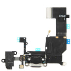 2 in 1 for iPhone 5C (Original Tail Connector Charger + Original Headphone Audio Jack Ribbon) Flex Cable, For iPhone 5C